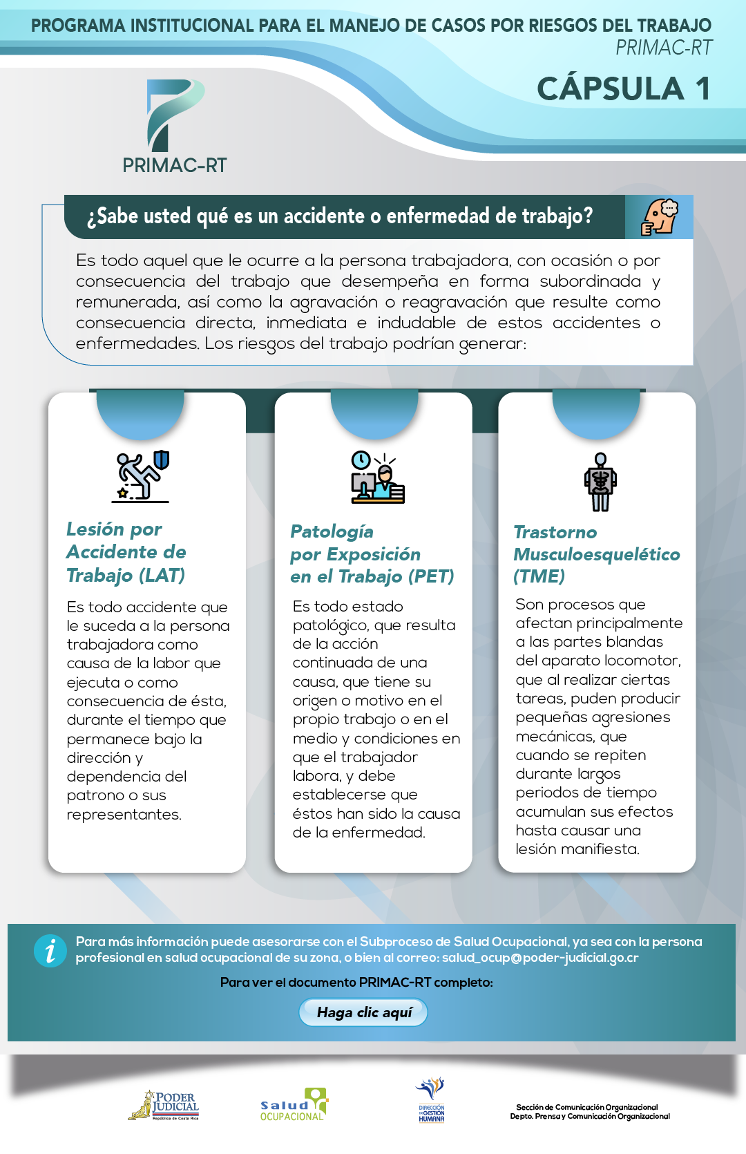 Cápsula 1: Que es un accidente o enfermedad de trabajo