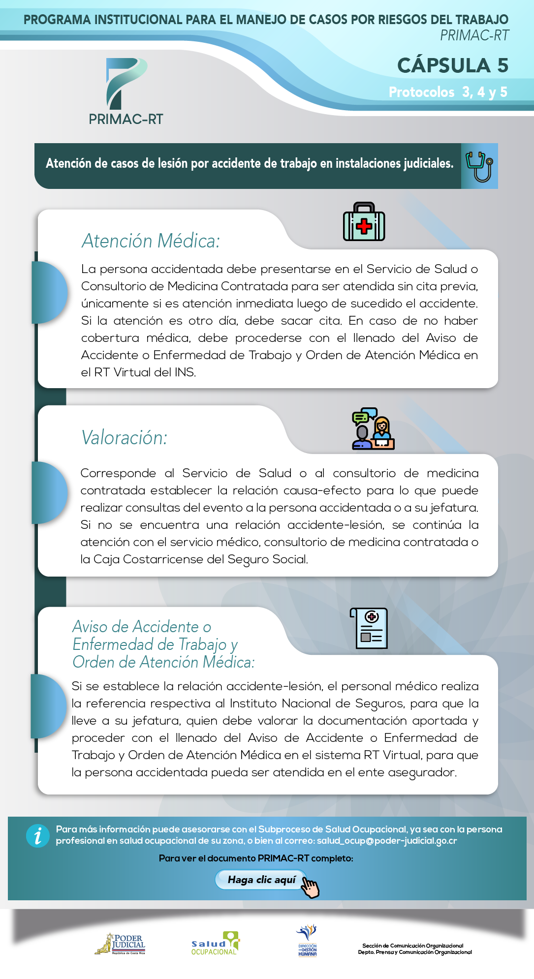 Cápsula 5: Atención de casos de lesión por accidente de trabajo.