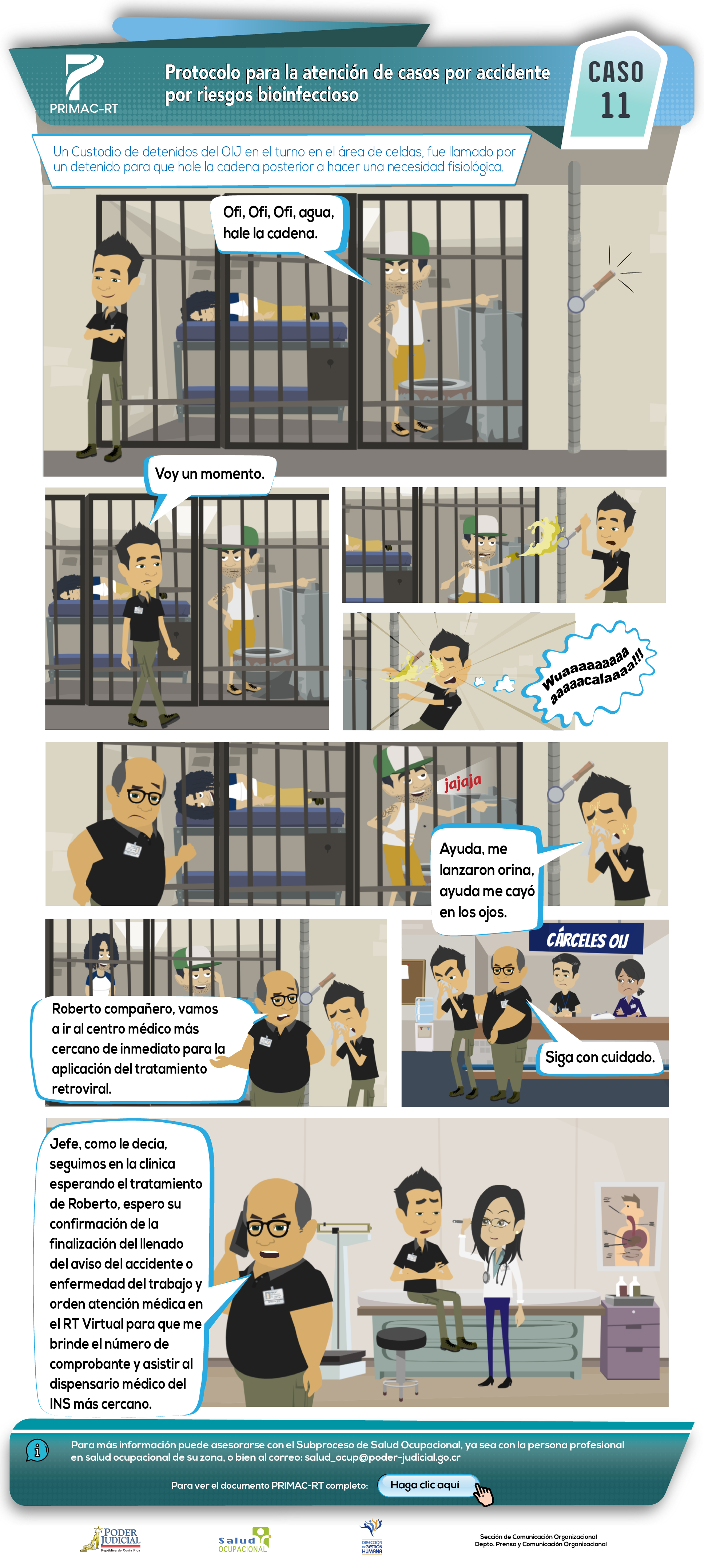 Caso 11: atención de casos por accidente por riesgos bioinfeccioso